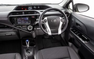 Toyota Aqua (2016 White) Darien (via Destiny Car rental)