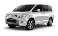 Mitsubishi Delica (2013 Pearl) Darien (via Fine Destiny Car Rental)